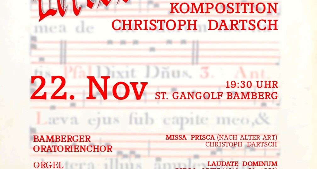Uraufführung der „Missa prisca“ (Christoph Dartsch)